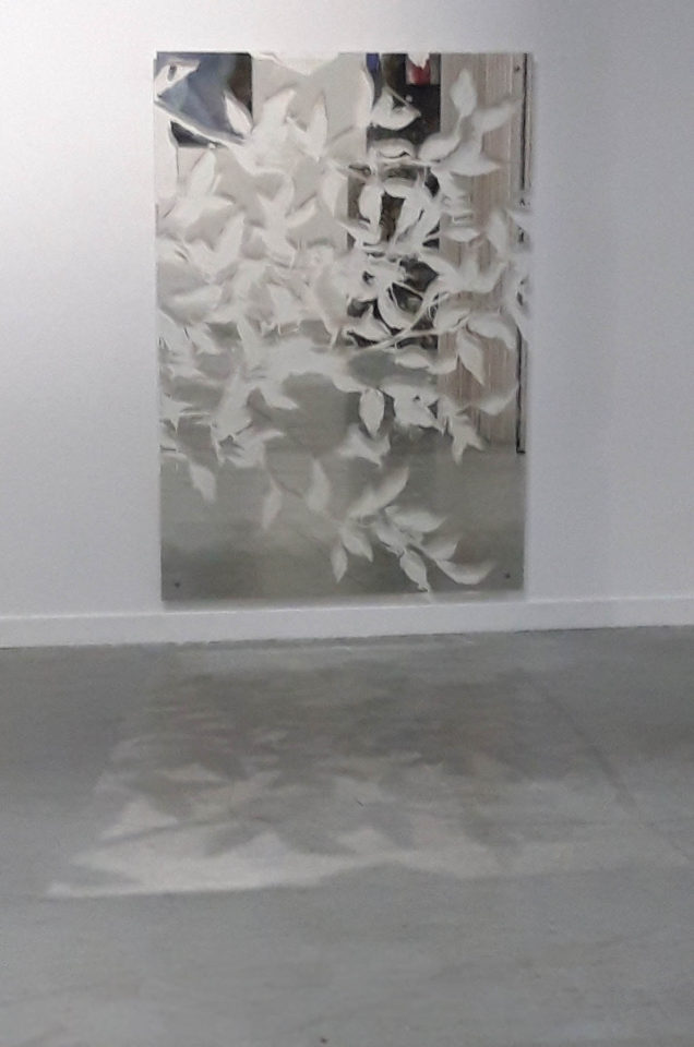 Andre Pielage Umbra 120 x 90 cm zilver op glas