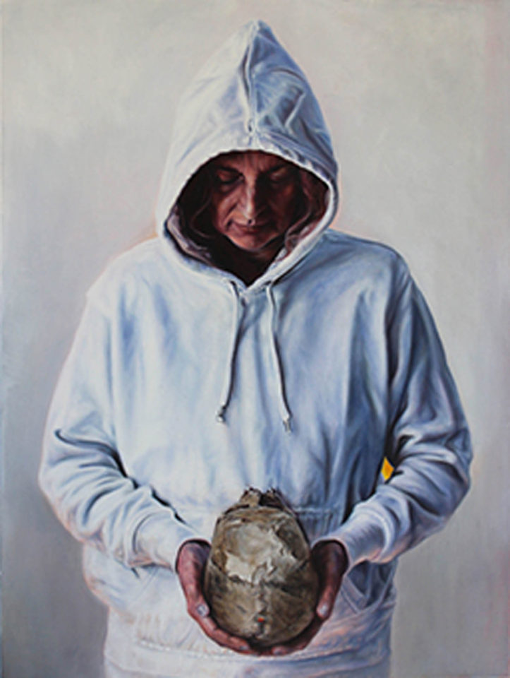 Anya Janssen Ecce homo 1 (after Zurbarán) 120 x 90 cm olieverf op linnen